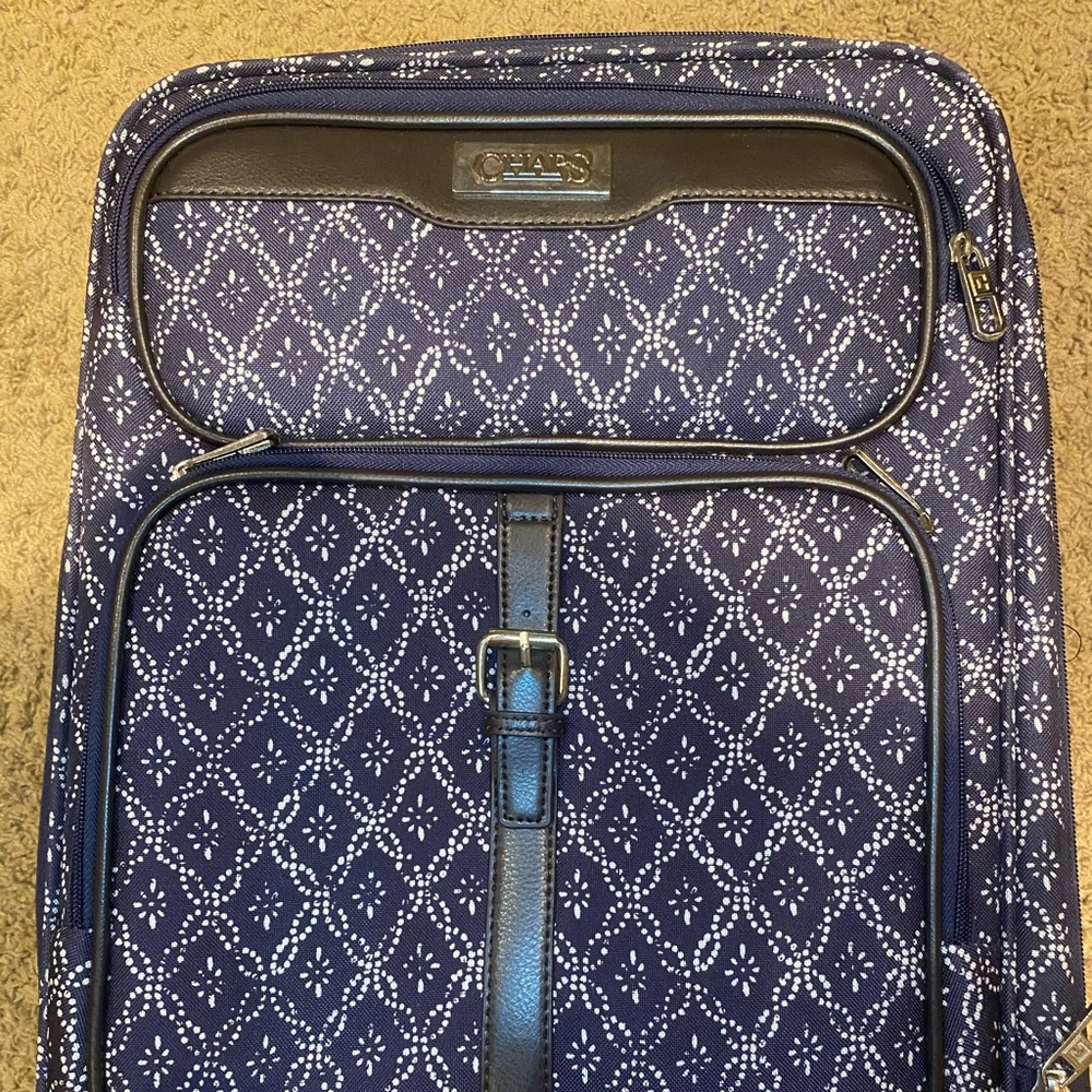 Navy Chaps Suitcase